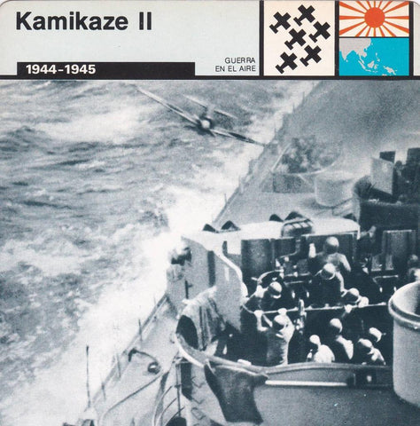 FICHA GUERRA EN EL AIRE: KAMIKAZE II. 1944-1945