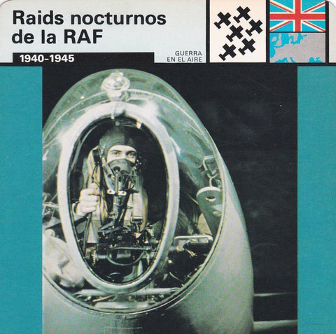 FICHA GUERRA EN EL AIRE: RAIDS NOCTURNOS DE LA RAF. 1940-1945