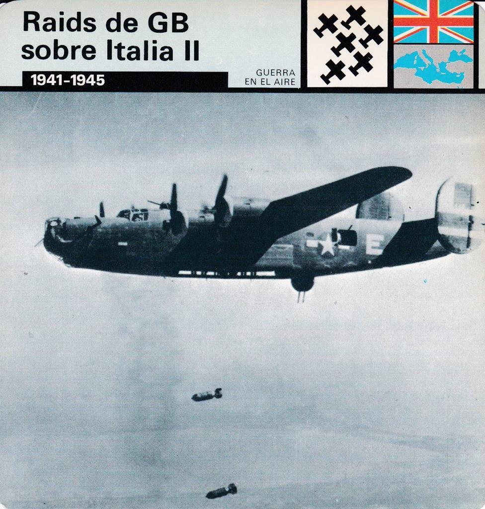 FICHA GUERRA EN EL AIRE: RAIDS DE GB SOBRE ITALIA II. 1941-1945