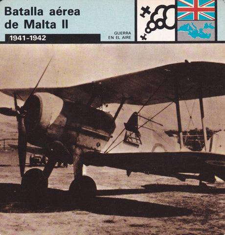 FICHA GUERRA EN EL AIRE: BATALLA AEREA DE MALTA II. 1941-1942