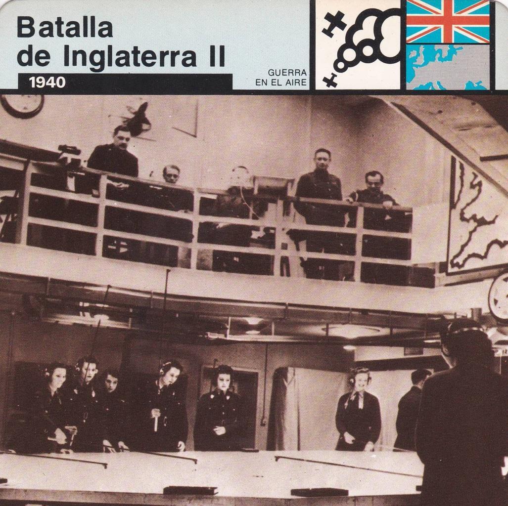 FICHA GUERRA EN EL AIRE: BATALLA DE INGLATERRA II. 1940