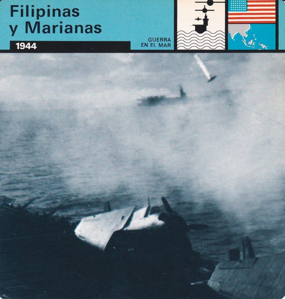 FICHA GUERRA EN EL MAR: FILIPINAS Y MARIANAS. 1944