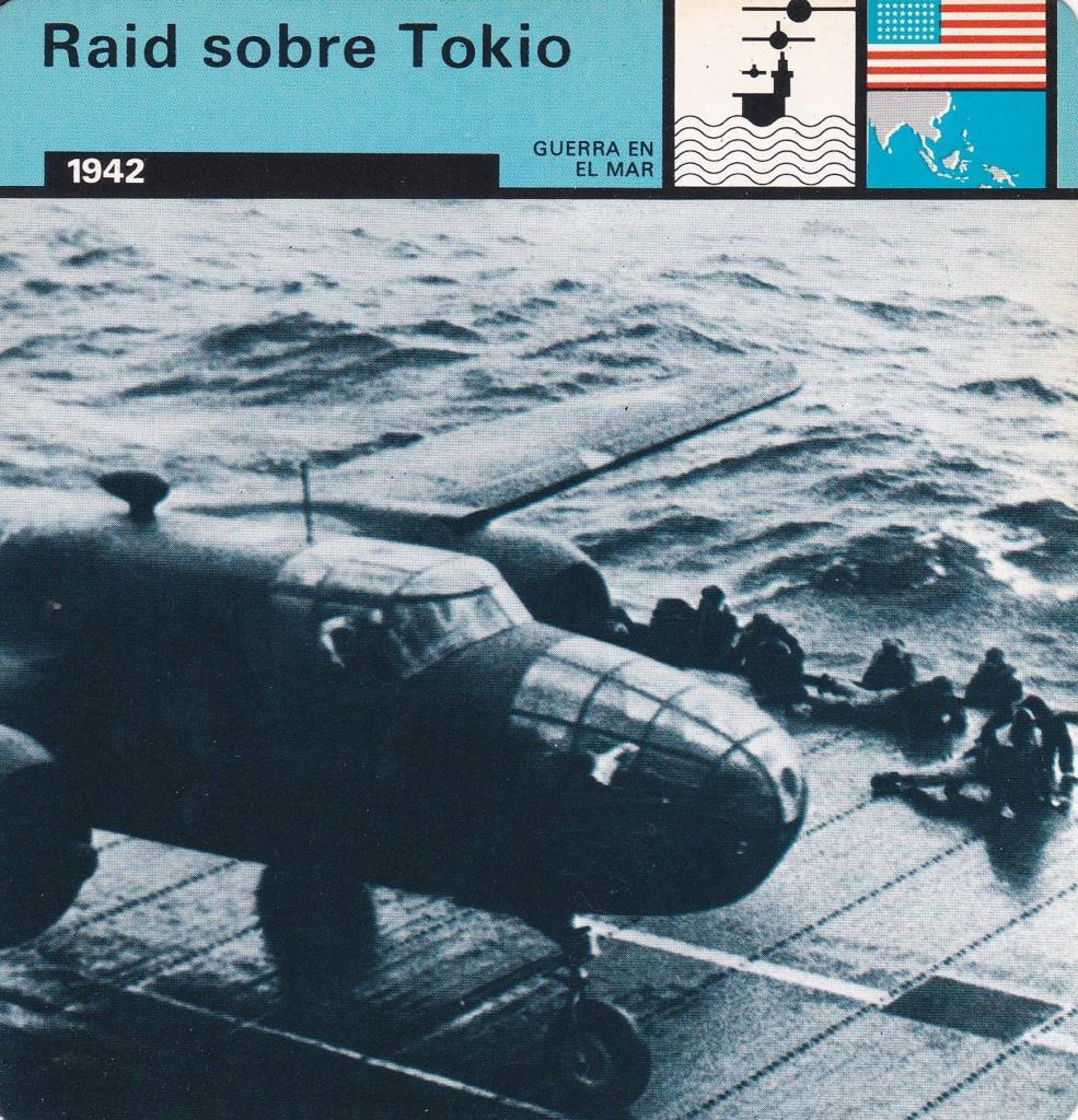 FICHA GUERRA EN EL MAR: RAID SOBRE TOKIO. 1942