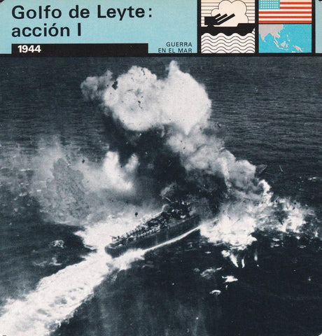 FICHA GUERRA EN EL MAR: GOLFO DE LEYTE: ACCION I. 1944