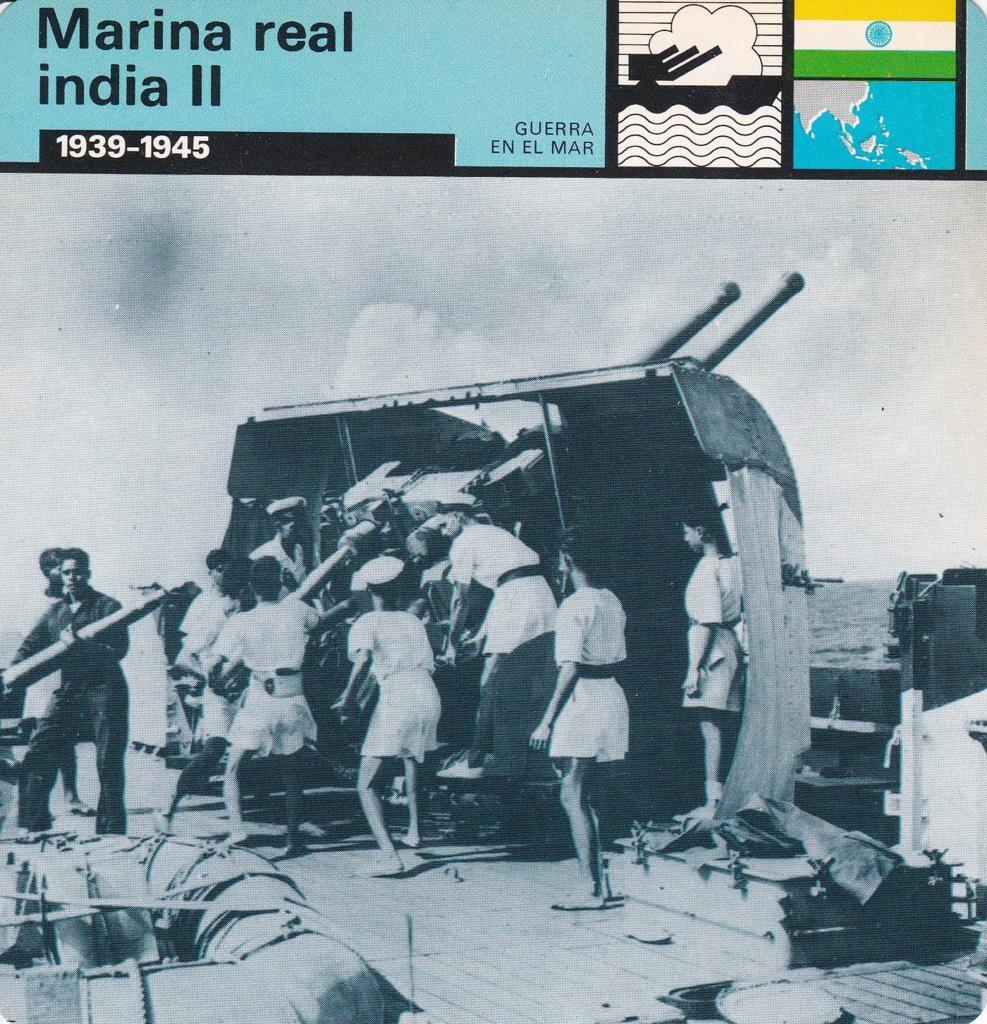 FICHA GUERRA EN EL MAR: MARINA REAL INDIA II. 1939-1945