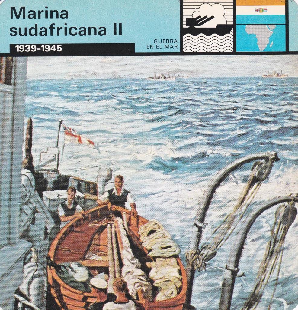 FICHA GUERRA EN EL MAR: MARINA SUDAFRICANA II. 1939-1945