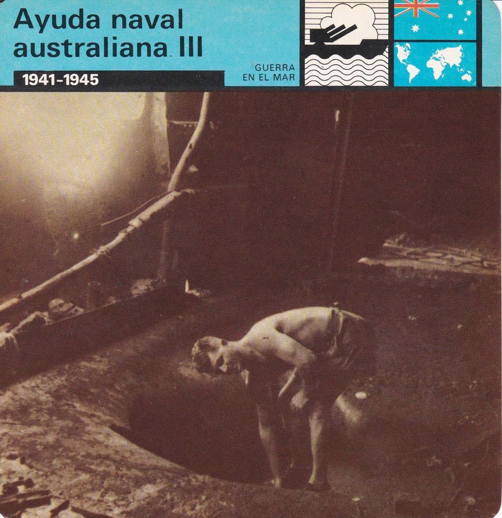 FICHA GUERRA EN EL MAR: AYUDA NAVAL AUSTRALIANA III. 1941-1945