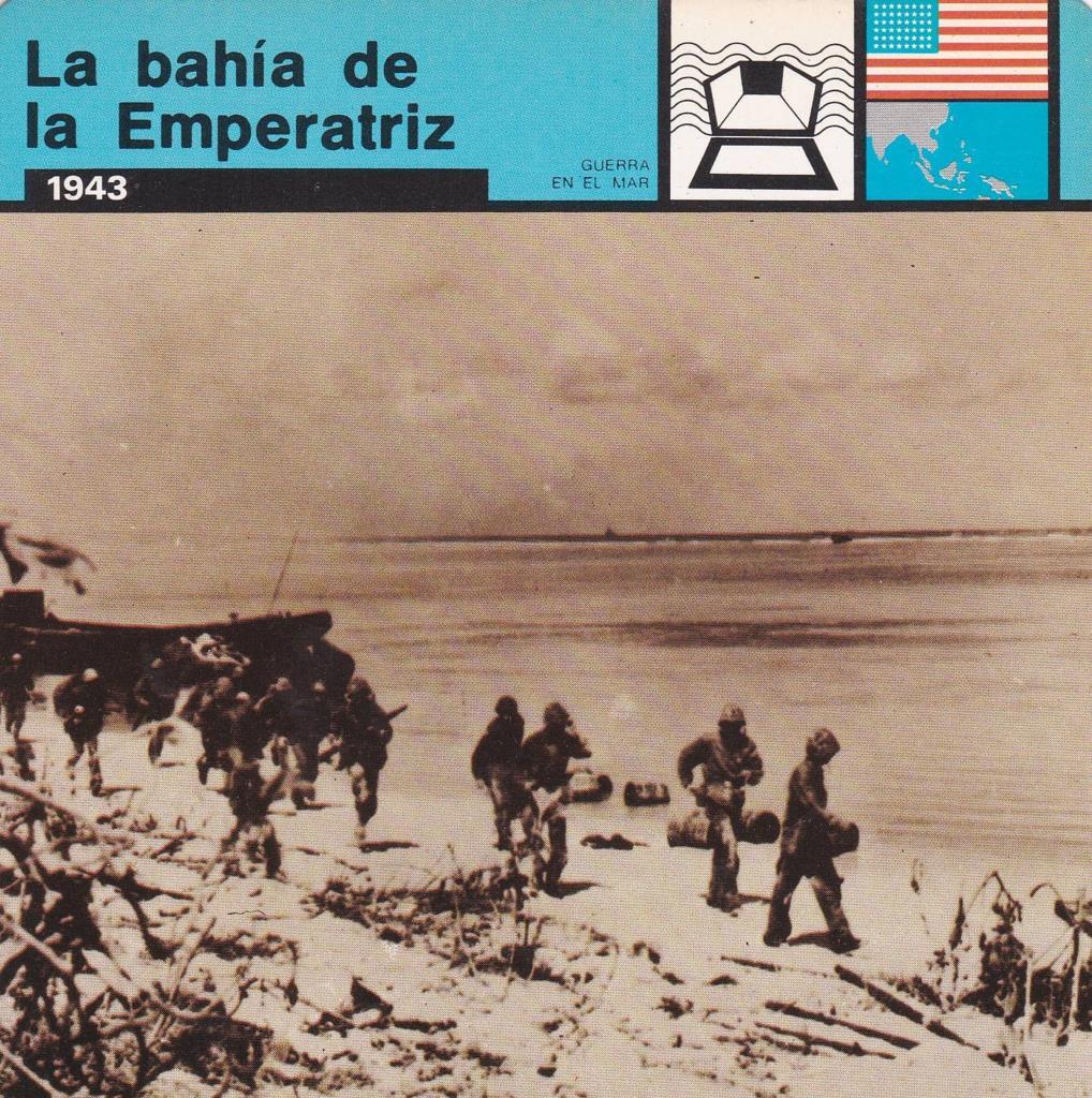 FICHA GUERRA EN EL MAR: LA BAHIA DE LA EMPERATRIZ. 1943