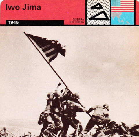 FICHA GUERRA EN TIERRA: IWO JIMA. 1945