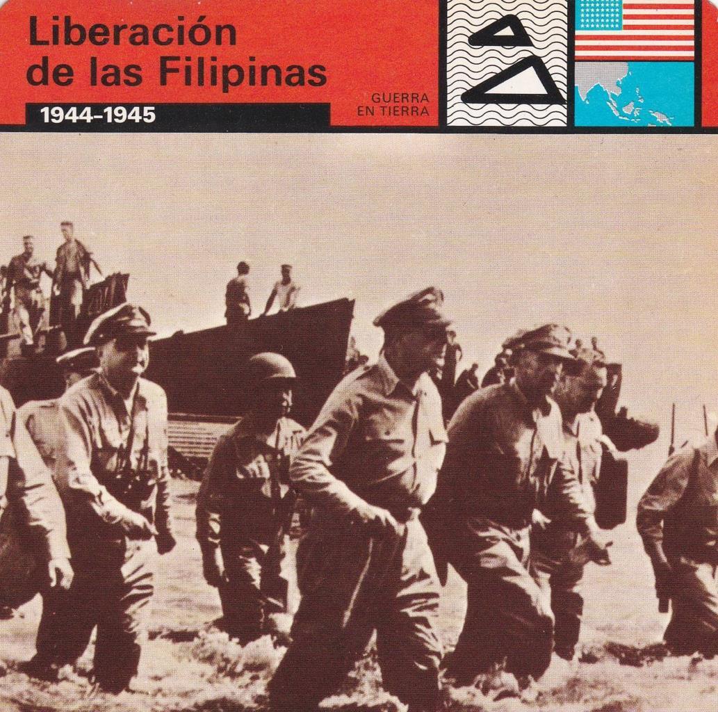 FICHA GUERRA EN TIERRA: LIBERACION DE LAS FILIPINAS. 1944-1945