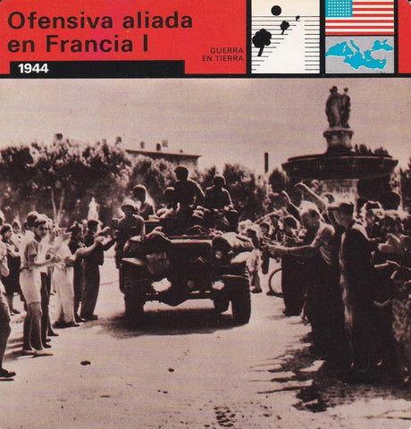 FICHA GUERRA EN TIERRA: OFENSIVA ALIADA EN FRANCIA I. 1944