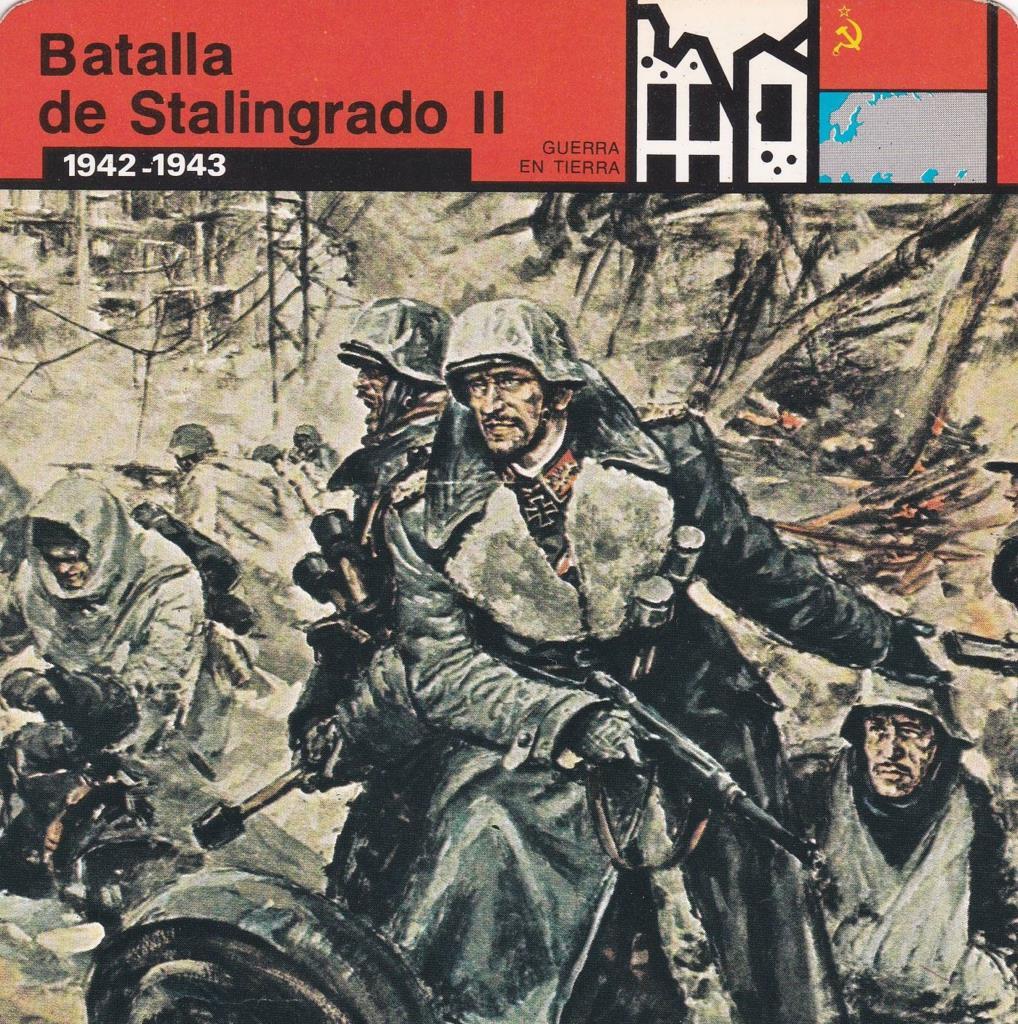 FICHA GUERRA EN TIERRA: BATALLA DE STALINGRADO II. 1942-1943