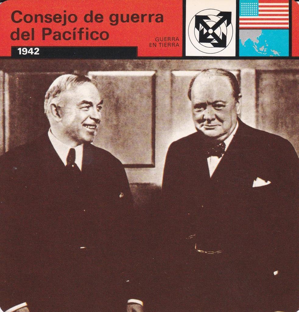 FICHA GUERRA EN TIERRA: CONSEJO DE GUERRA DEL PACIFICO. 1942