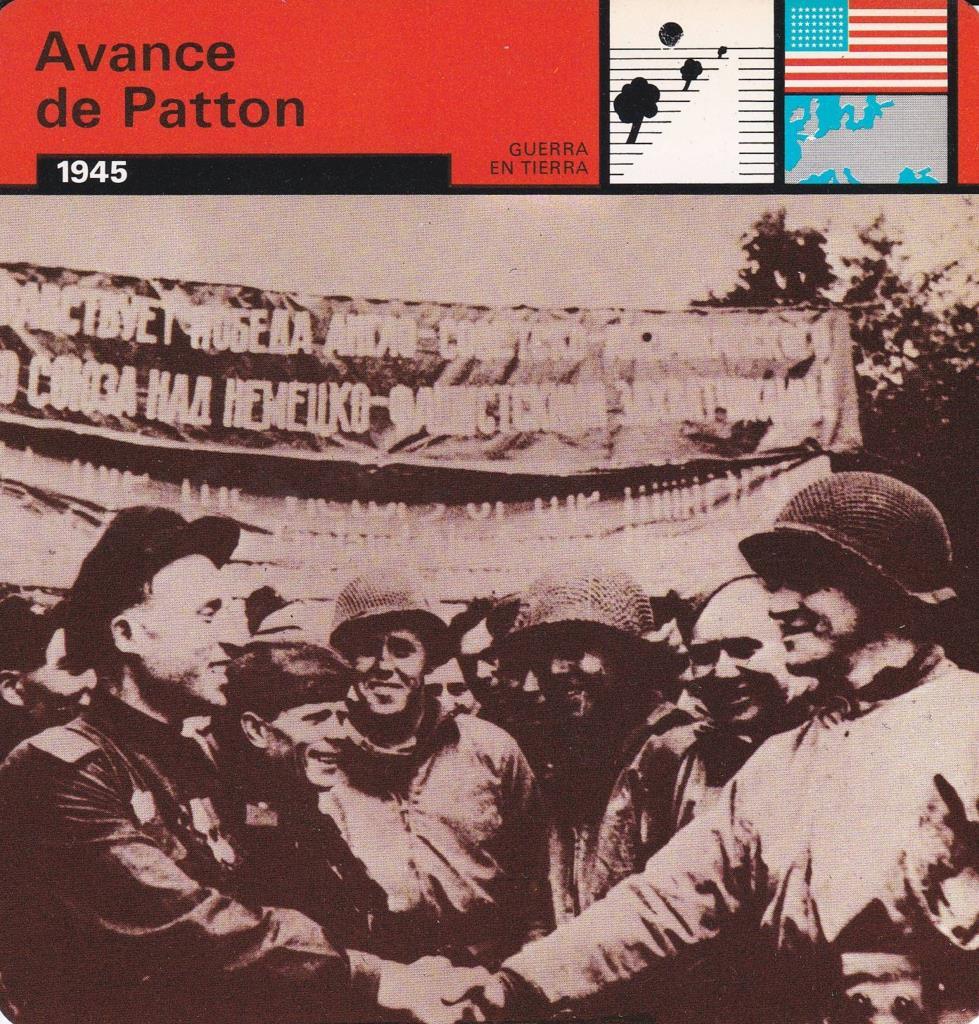 FICHA GUERRA EN TIERRA: AVANCE DE PATTON. 1945