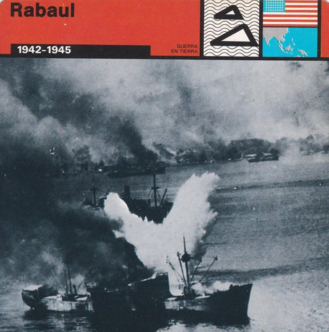 FICHA GUERRA EN TIERRA: RABAUL. 1942-1945