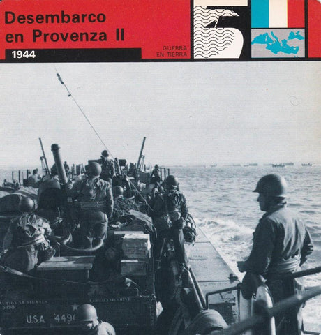 FICHA GUERRA EN TIERRA: DESEMBARCO EN PROVENZA II. 1944