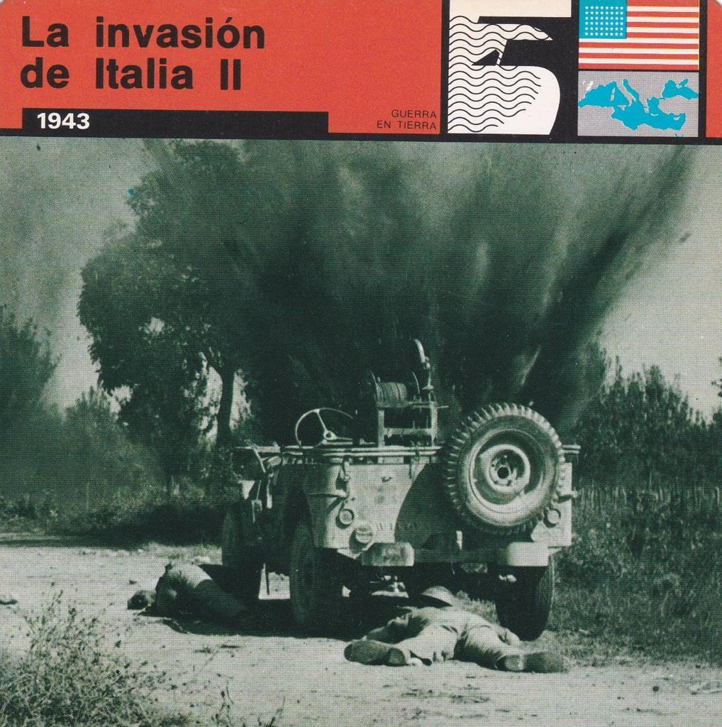 FICHA GUERRA EN TIERRA: LA INVASION DE ITALIA II. 1943