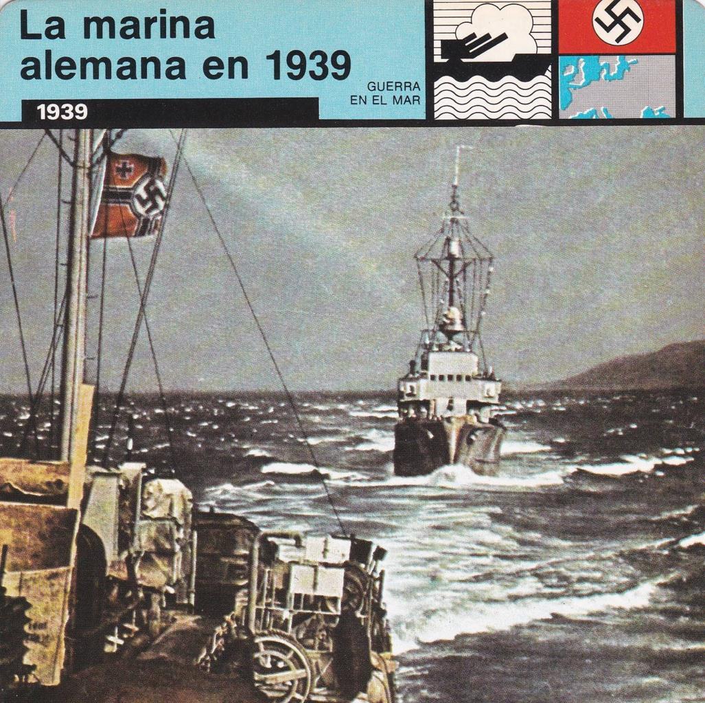 FICHA GUERRA EN EL MAR: LA MARINA ALEMANA EN 1939. 1939