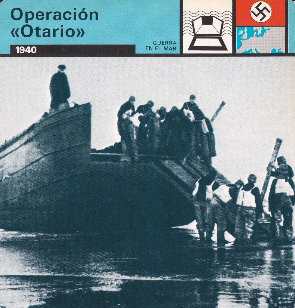 FICHA GUERRA EN EL MAR: OPERACIÓN "OTARIO". 1940