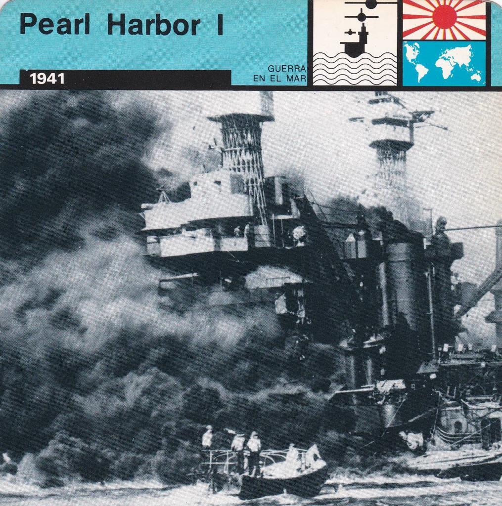 FICHA GUERRA EN EL MAR: PEARL HARBOR I. 1941