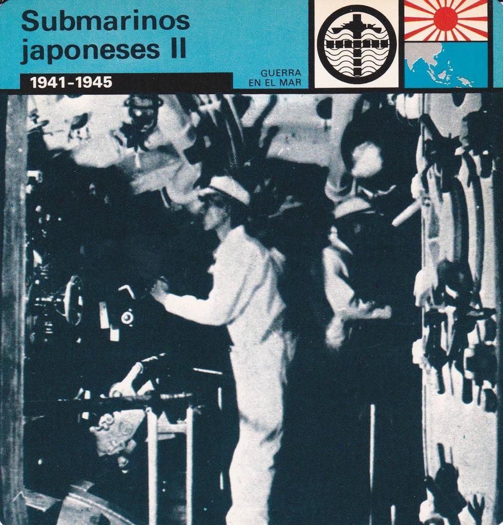 FICHA GUERRA EN EL MAR: SUBMARINOS JAPONESES II. 1941-1945