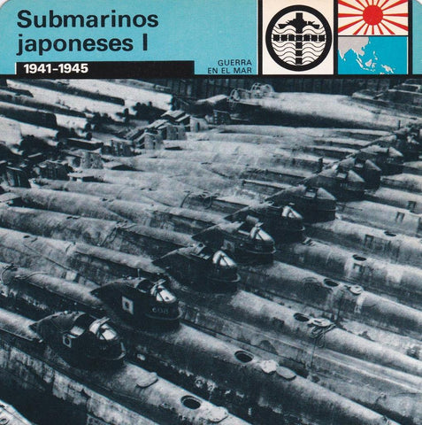 FICHA GUERRA EN EL MAR: SUBMARINOS JAPONESES I. 1941-1945