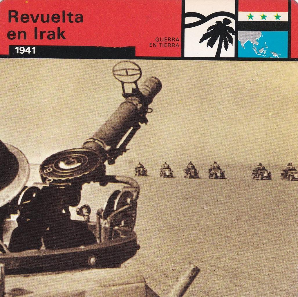 FICHA GUERRA EN TIERRA: REVUELTA EN IRAK. 1941