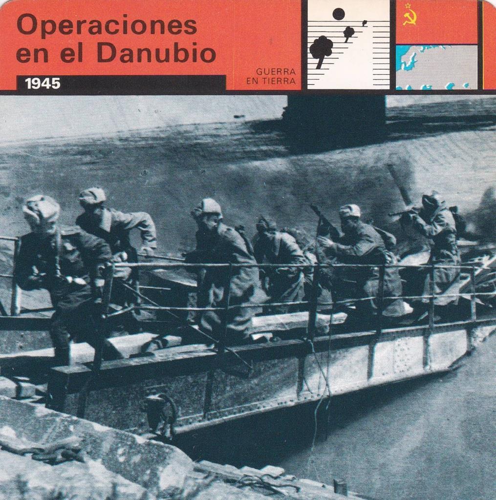 FICHA GUERRA EN TIERRA: OPERACIONES DEL DANUBIO. 1945