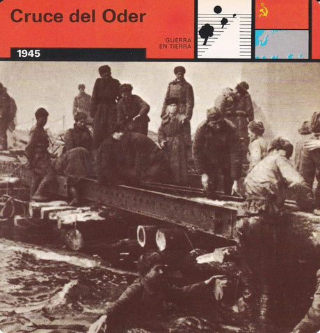 FICHA GUERRA EN TIERRA: CRUCE DEL ODER. 1945