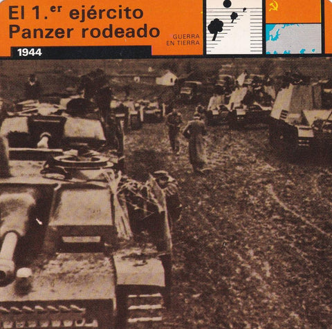 FICHA GUERRA EN TIERRA: EL 1R EJERCITO PANZER RODEADO. 1944