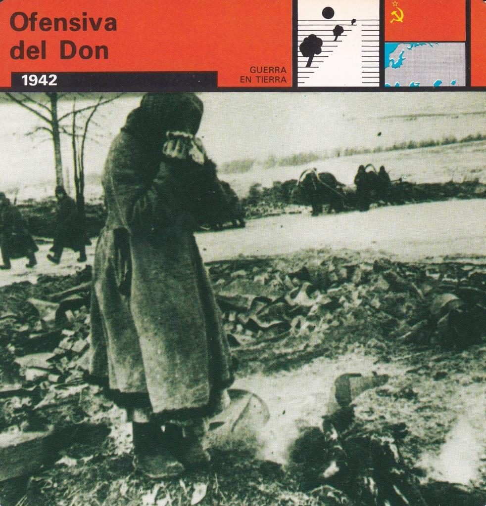 FICHA GUERRA EN TIERRA: OFENSIVA DEL DON. 1942