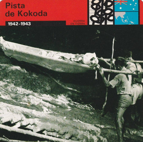 FICHA GUERRA EN TIERRA: PISTA DE KOKODA. 1942-1943