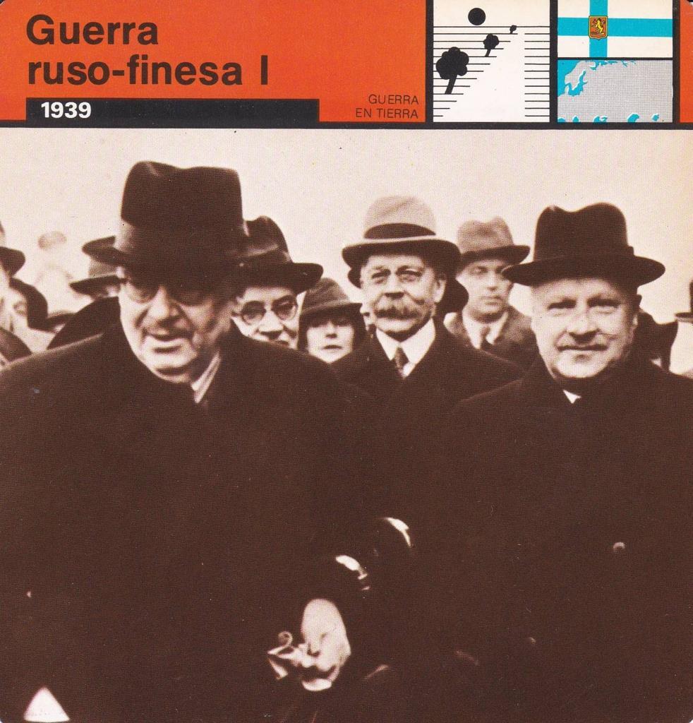 FICHA GUERRA EN TIERRA: GUERRA RUSO-FINESA I. 1939