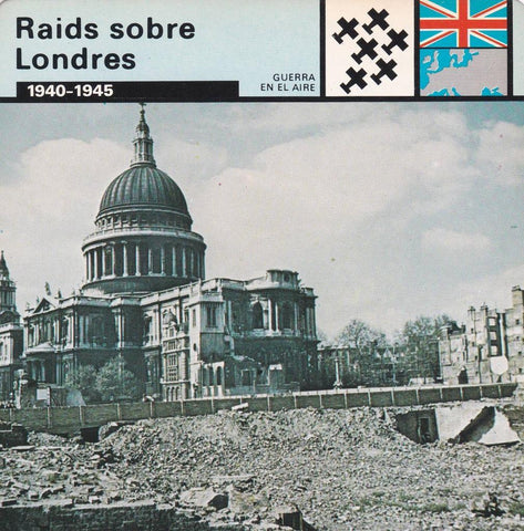 FICHA GUERRA EN EL AIRE: RAIDS SOBRE LONDRES. 1940-1945