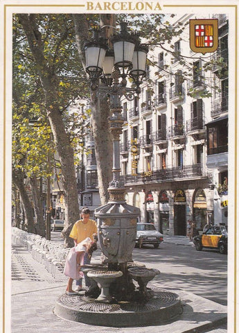 POSTAL B11705: BARCELONA: FONT DE CANALETES