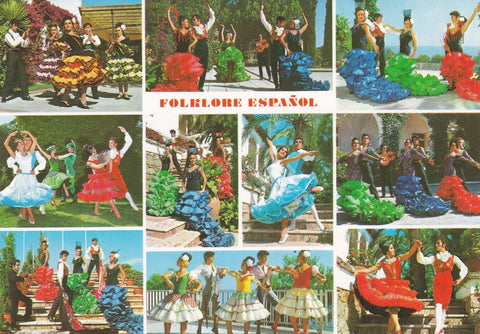POSTAL B11704: FOLKLORE ESPAÑOL