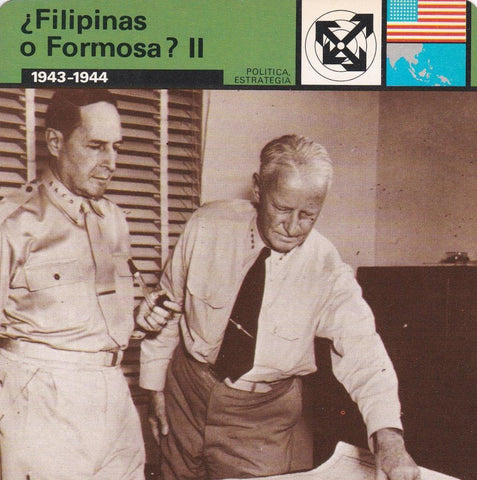 FICHA POLITICA, ESTRATEGIA: ¿FILIPINAS O FORMOSA? II. 1943-1944