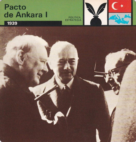 FICHA POLITICA, ESTRATEGIA: PACTO DE ANKARA I. 1939