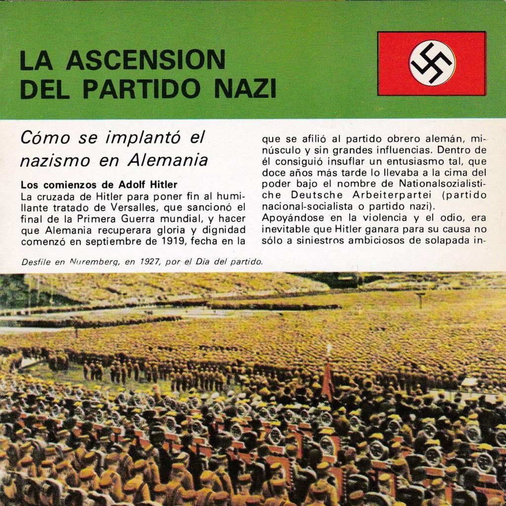 CRONOLOGIA: LA ASCENSION DEL PARTIDO NAZI. TRIPTICO