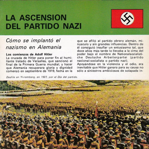 CRONOLOGIA: LA ASCENSION DEL PARTIDO NAZI. TRIPTICO