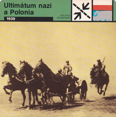 FICHA POLITICA, ESTRATEGIA: ULTIMATUM NAZI A POLONIA. 1939