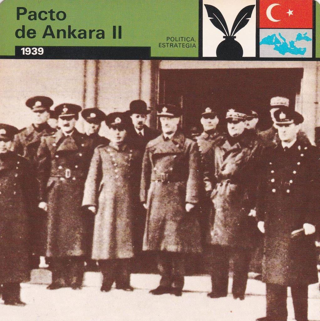 FICHA POLITICA, ESTRATEGIA: PACTO DE ANKARA II. 1939