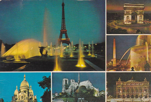 POSTAL B11807: PARIS: DIVERSOS ASPECTOS