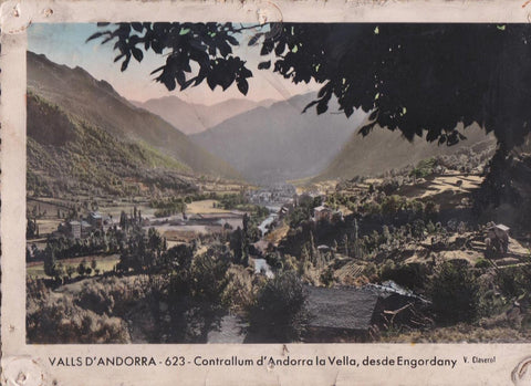 POSTAL B11796: ANDORRA: VALLES DE ANDORRA