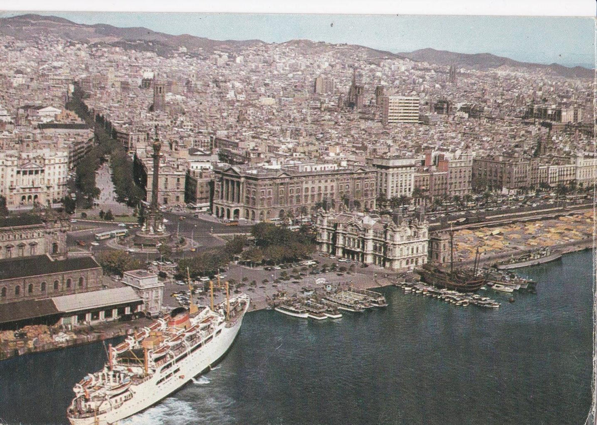 POSTAL B11814: BARCELONA: VISTA AEREA