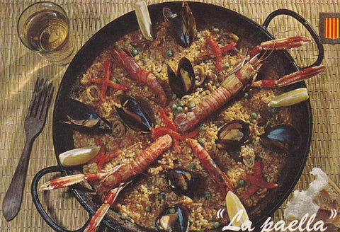 POSTAL B11760: CATALUNYA TIPICA: LA PAELLA