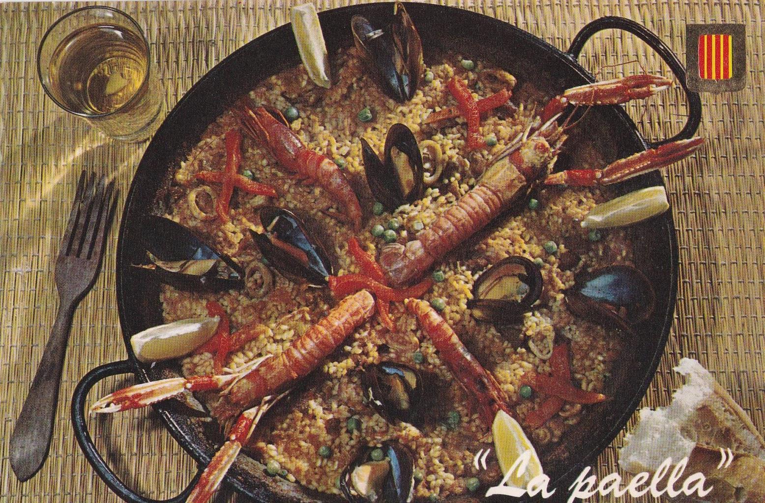 POSTAL B11759: CATALUNYA TIPICA: LA PAELLA