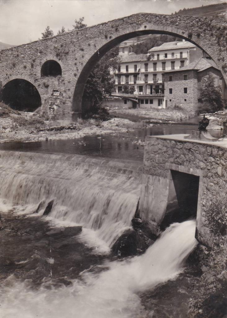 POSTAL B11753: CAMPRODON: PUENTE ROMANO