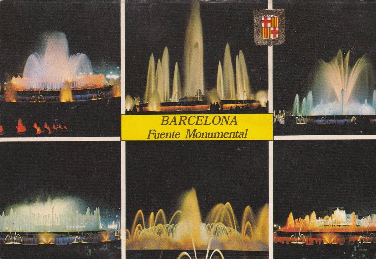 POSTAL B11748: BARCELONA: FUENTE DE MONJUIC