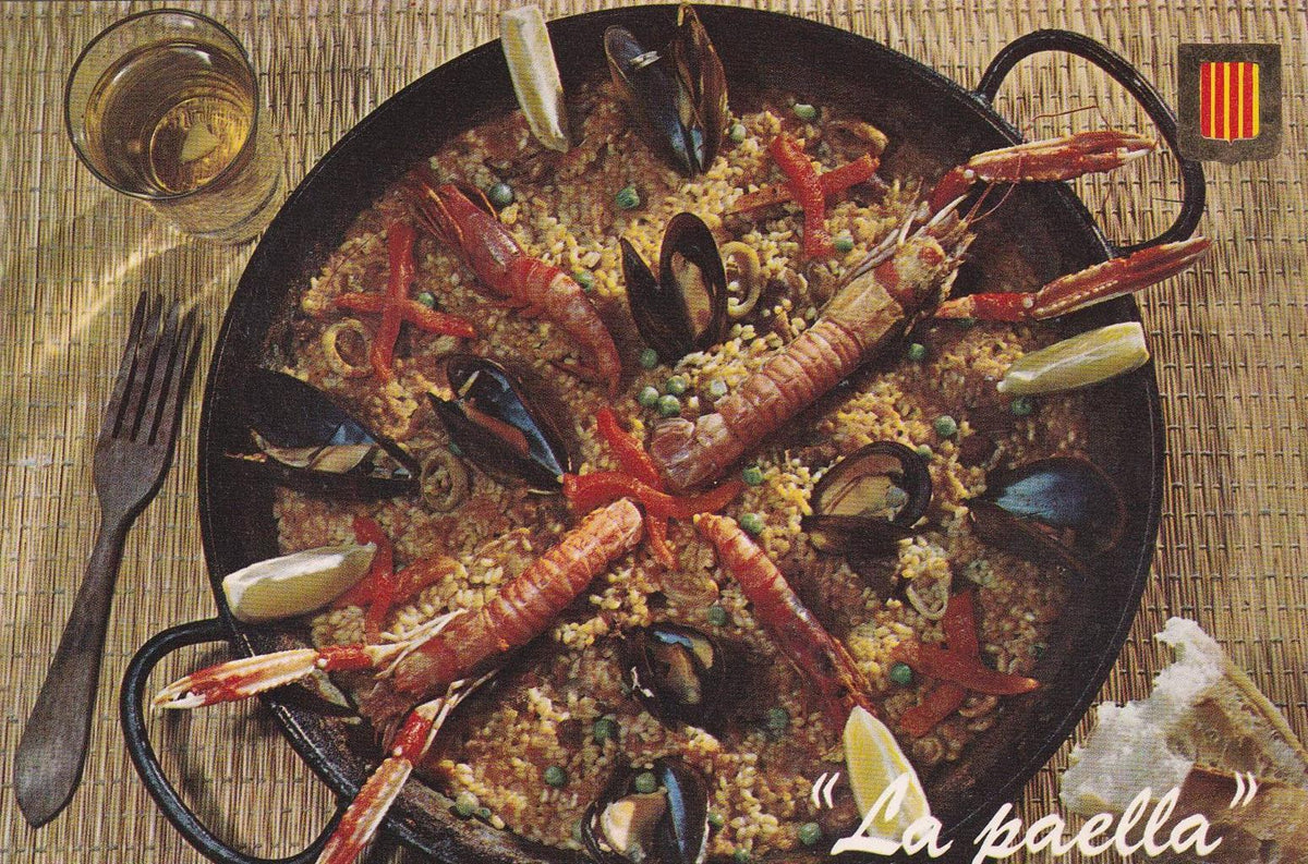 POSTAL B11745: CATALUNYA TIPICA: LA PAELLA